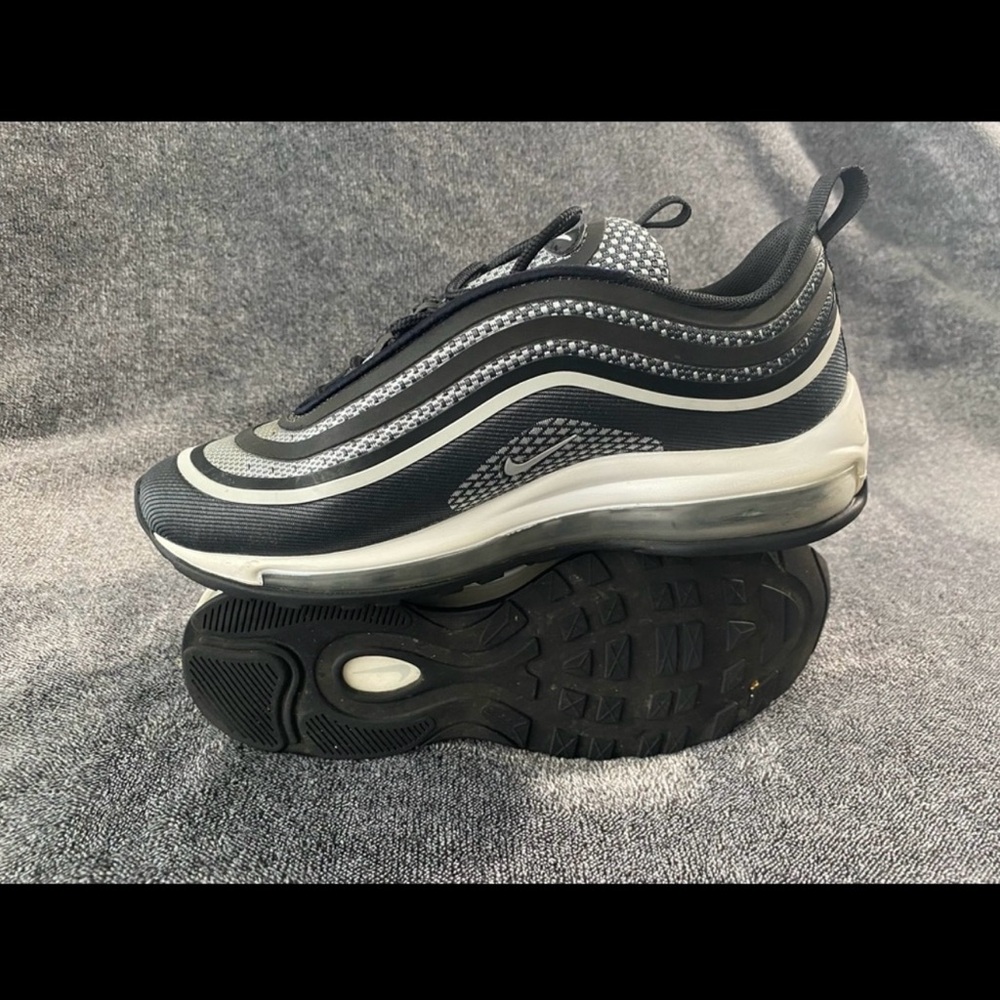 Nike Air Max 97 Navy Blue and Gray Sneakers - Picture 1 of 7